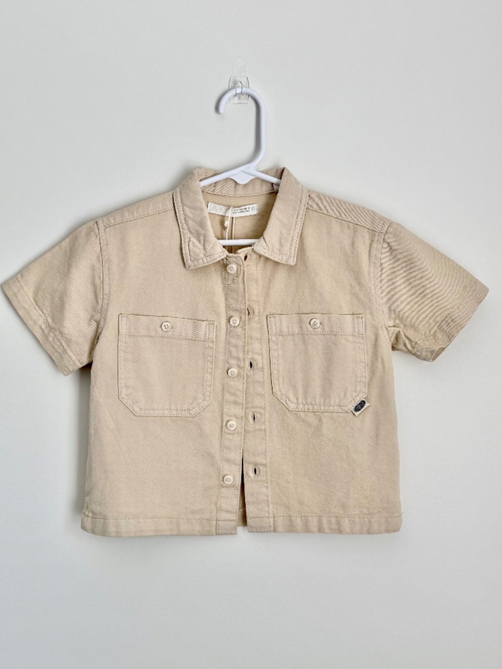 Zara "The Big Olita" Khaki Button-Up / 1 1/2Y